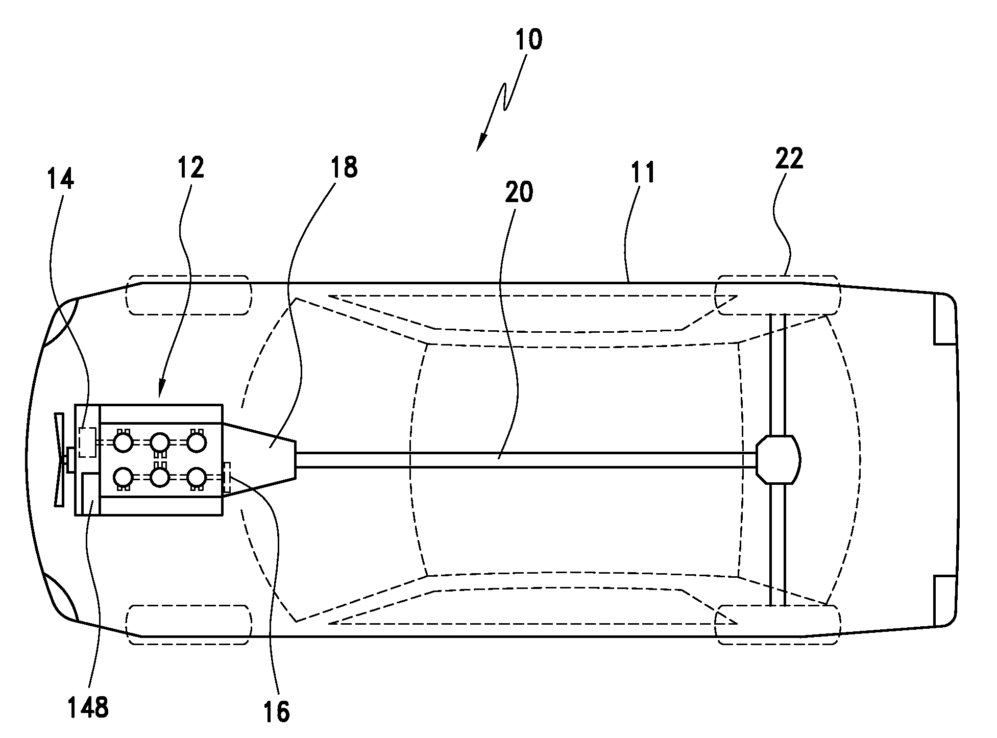 Dual crankshaft engine with counter rotating inertial masses