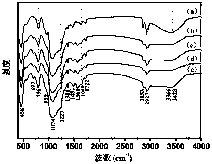 Sandwich-structured solid amine CO2 adsorbent and preparation method thereof