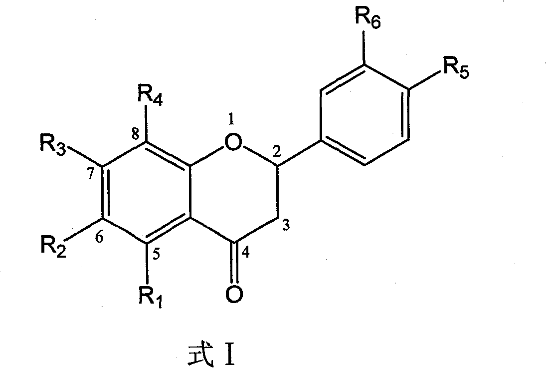 Flavonoid compound and application of plant extract containing same