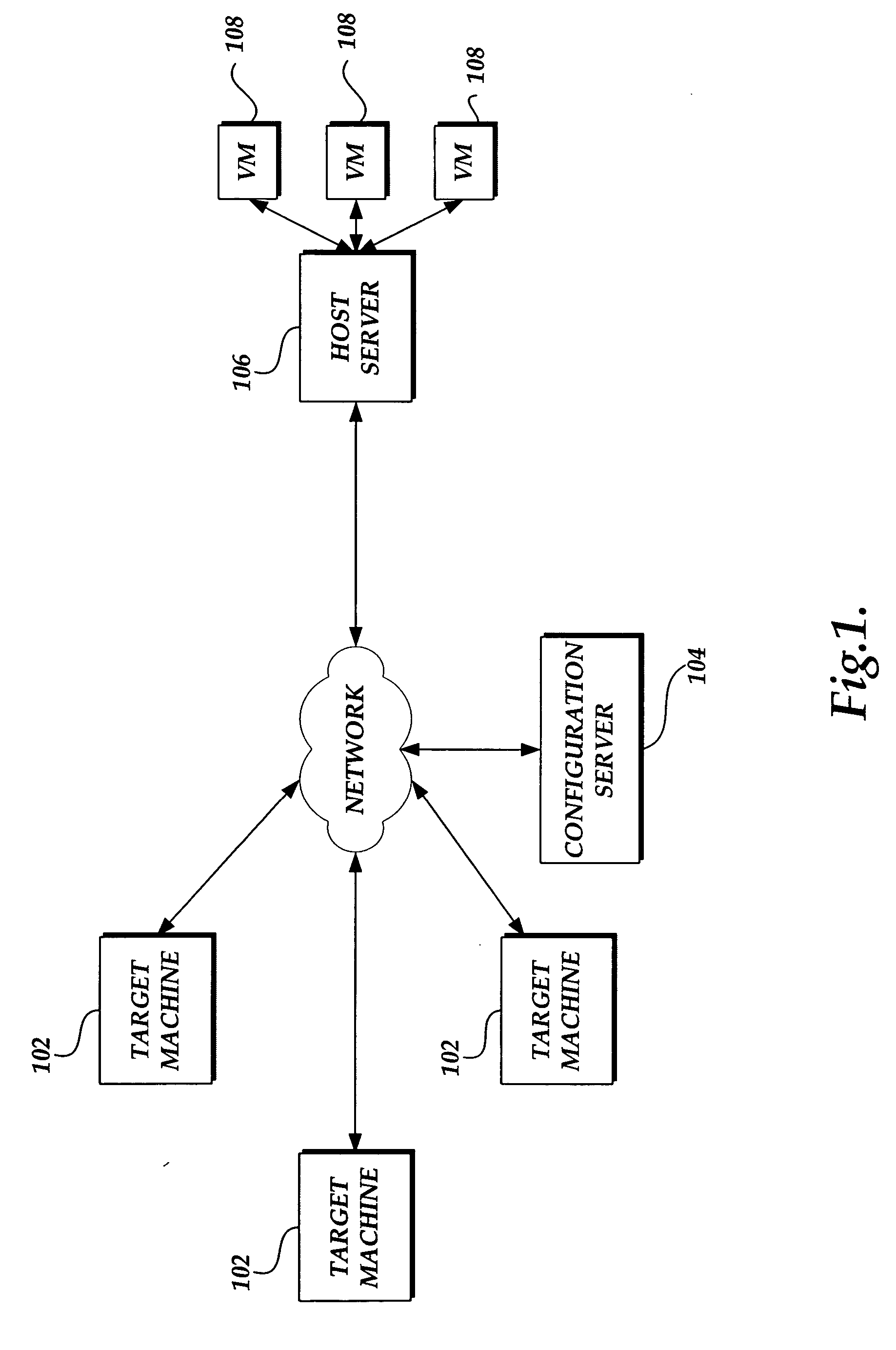 System and method for converting a target computing device to a virtual machine