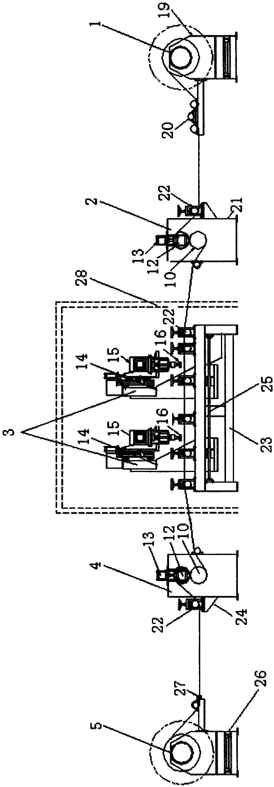 Continuous sanding machine for sheet metal surface