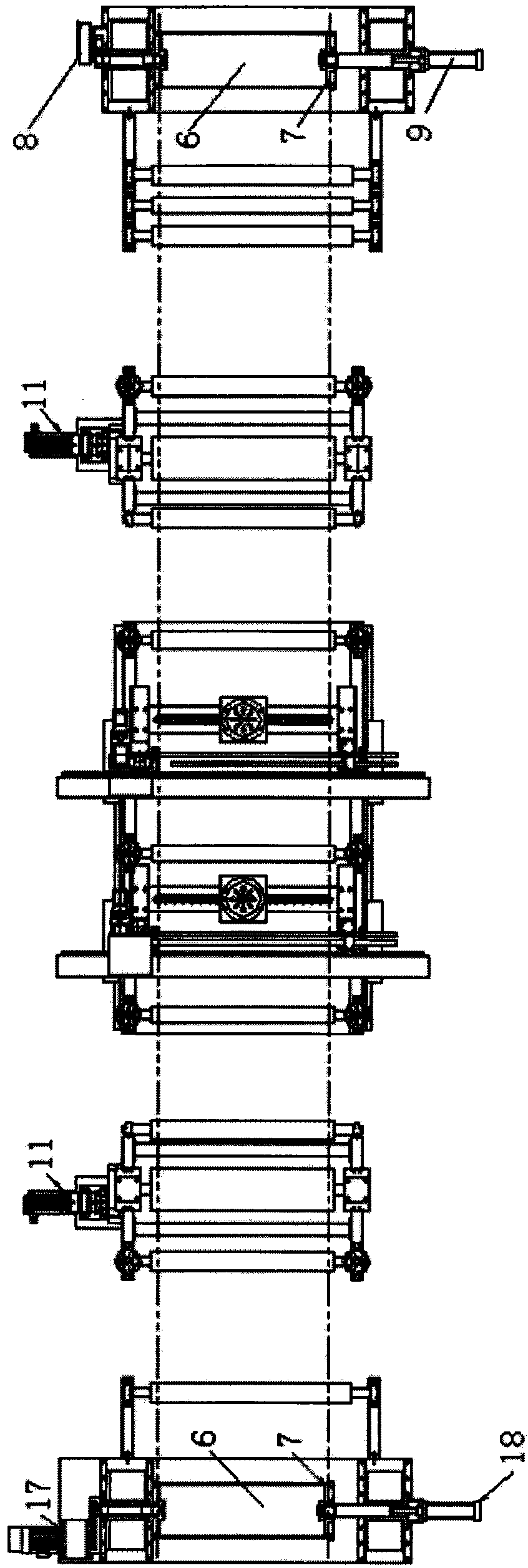 Continuous sanding machine for sheet metal surface