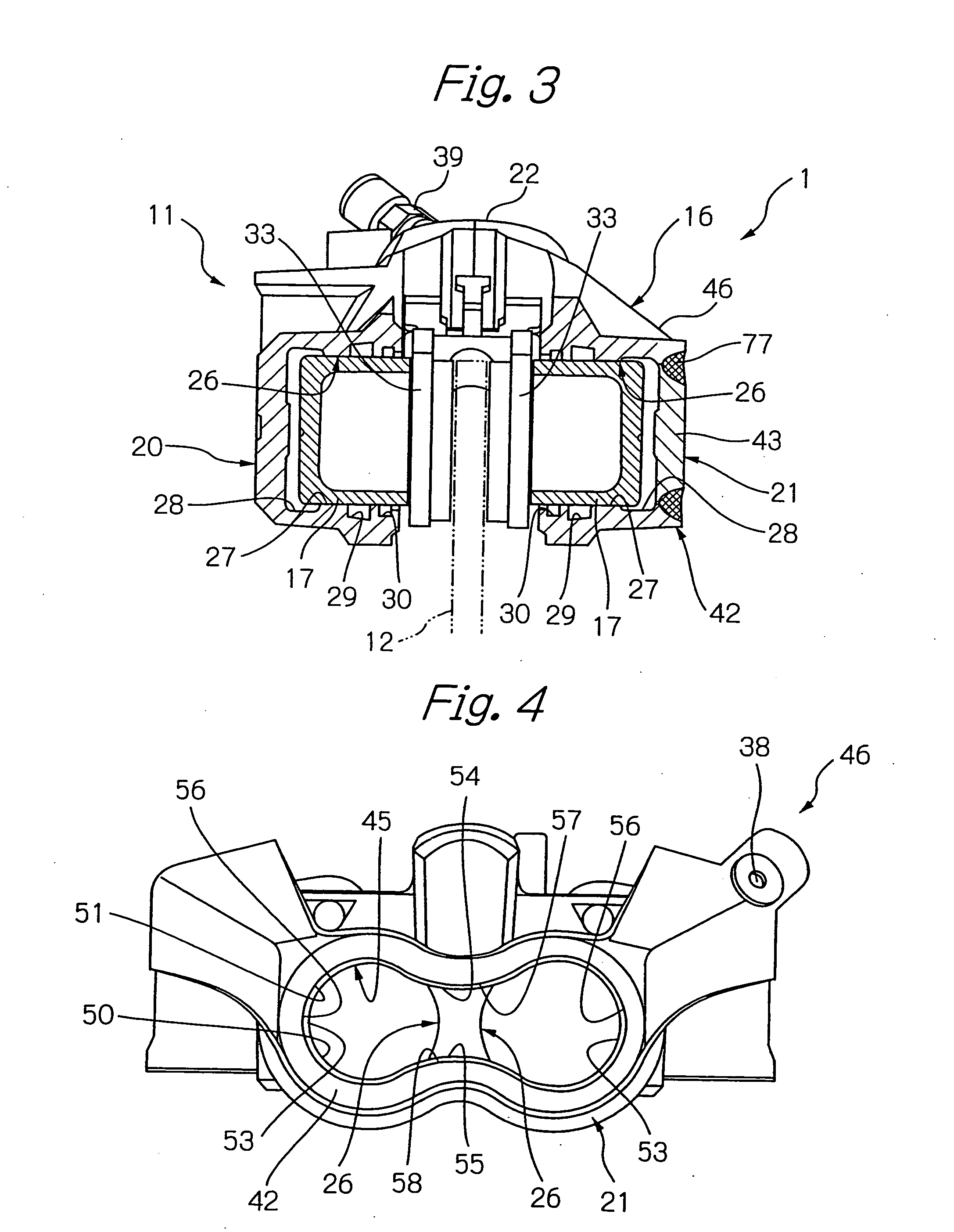 Cylinder apparatus and disk brake