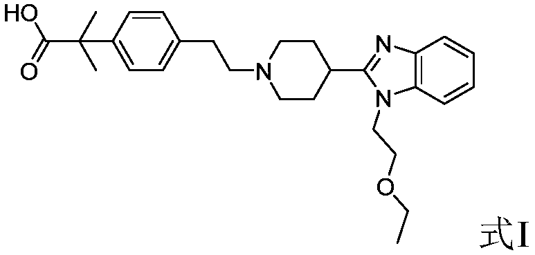 Preparation method of bilastine