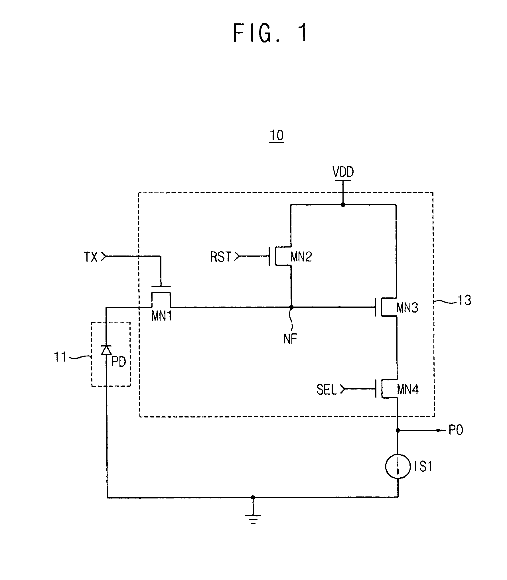 Image sensor including a pixel cell having an epitaxial layer, system having the same, and method of forming a pixel cell