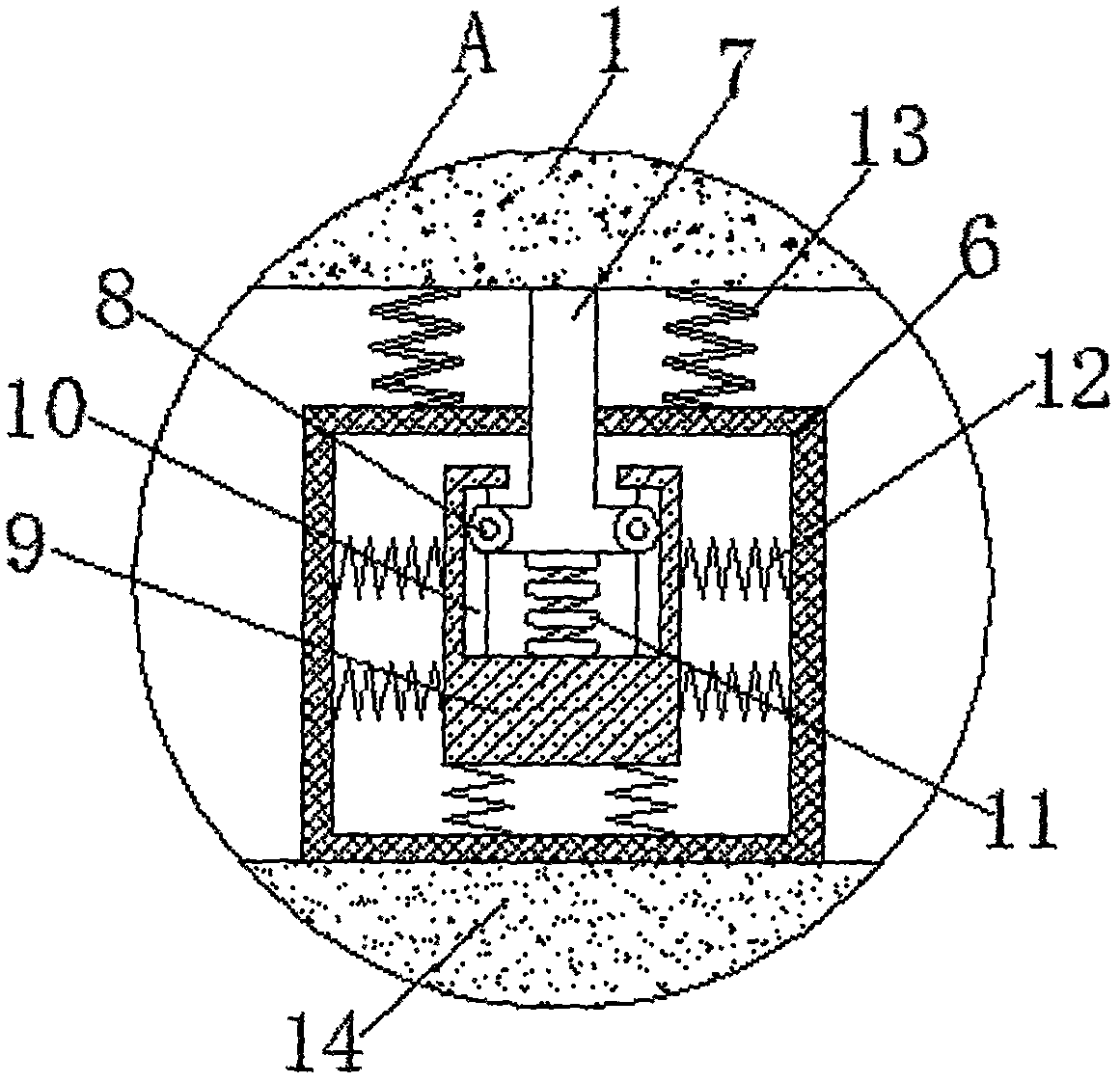 Multistage shock-absorbing driverless automobile bumper