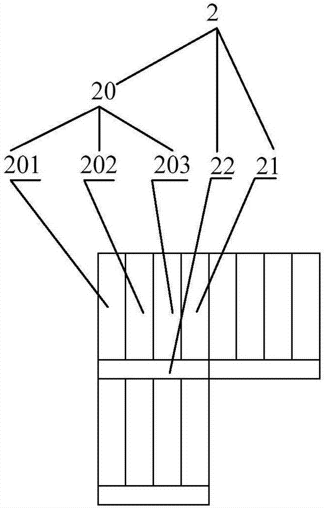 Array substrate, display module and electronic equipment