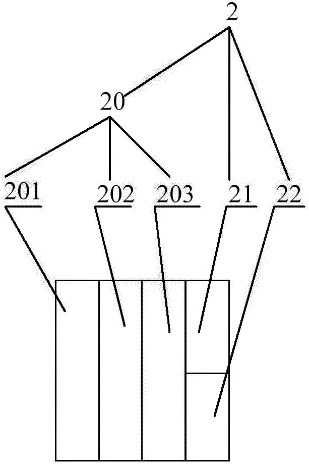 Array substrate, display module and electronic equipment