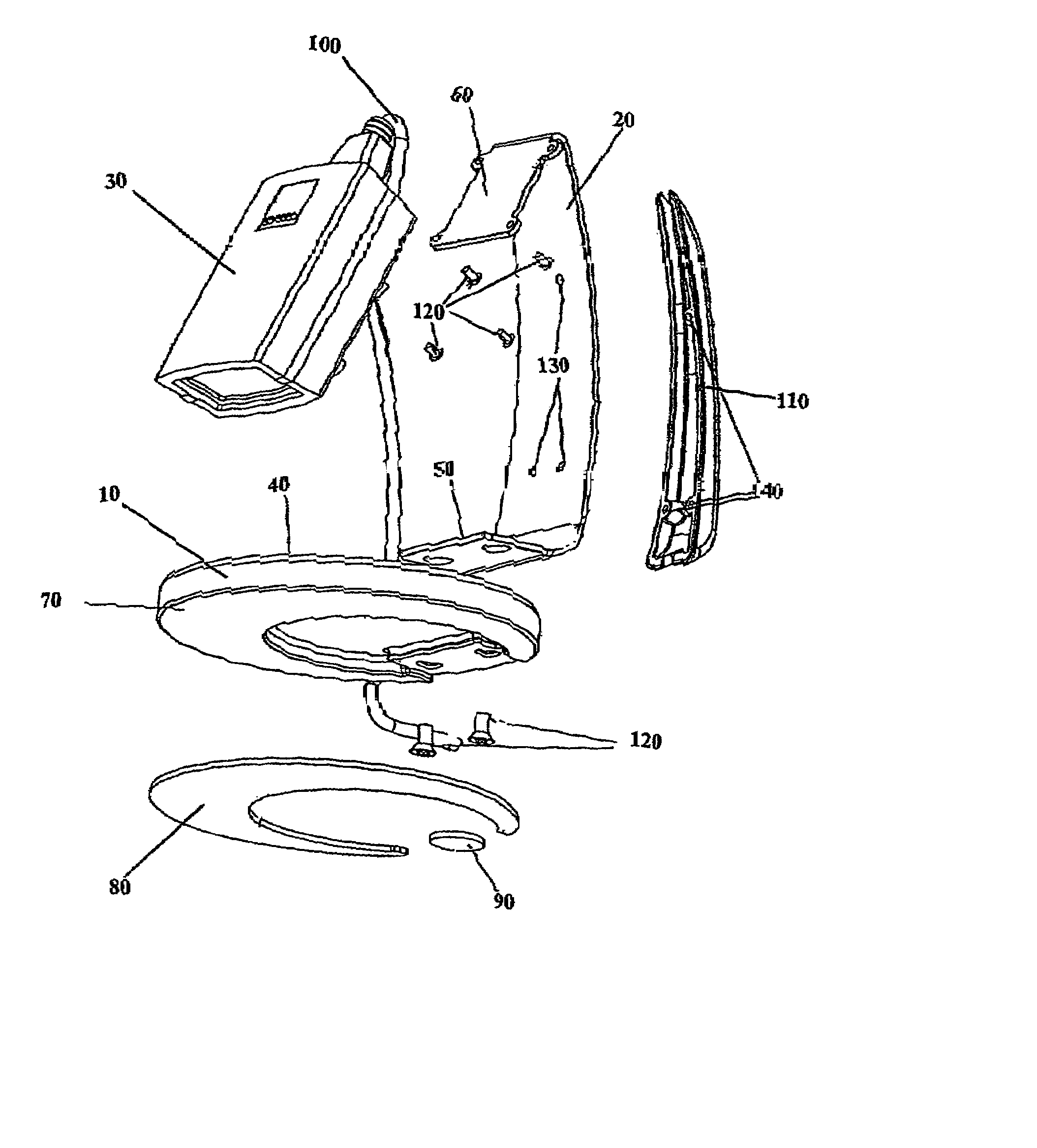 Bar code reader stand