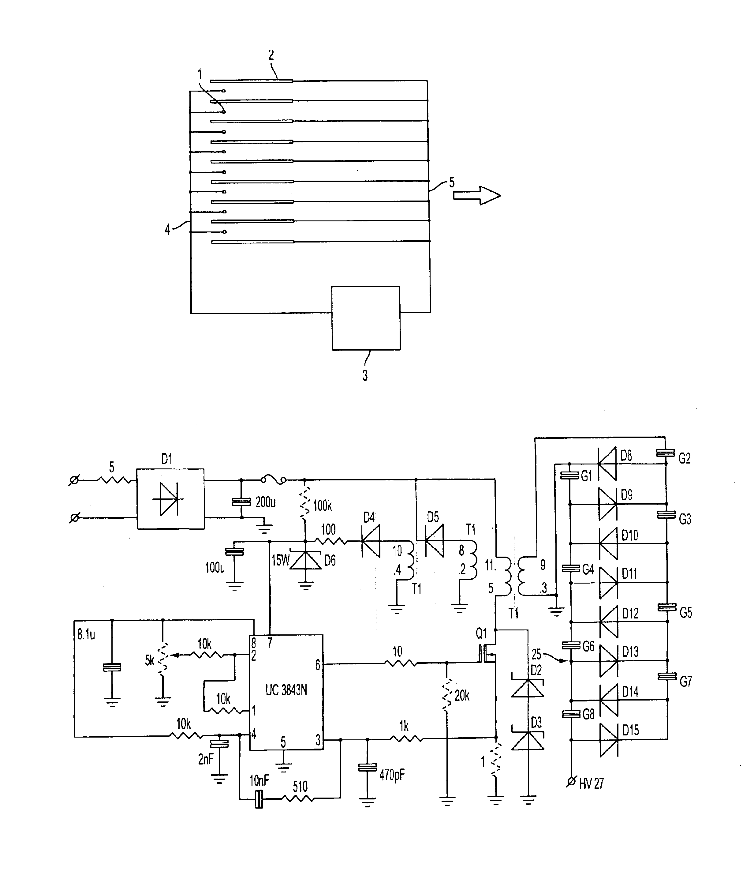 Electrostatic fluid accelerator