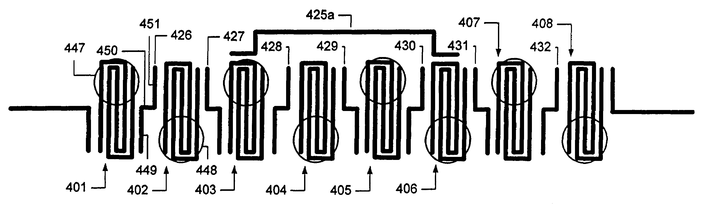 Superconductive stripline filter utilizing one or more inter-resonator coupling members