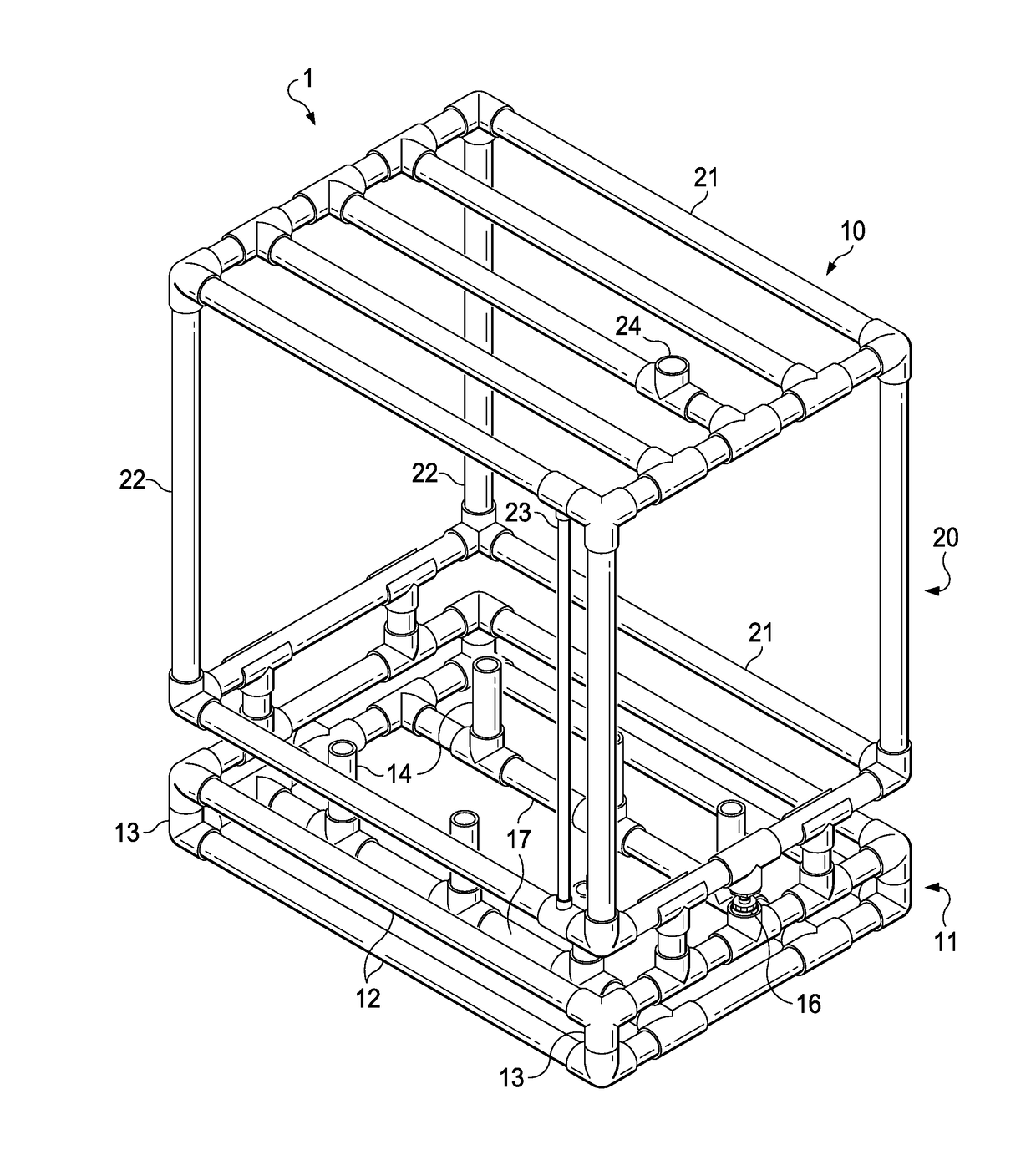 Self-watering portable greenhouse