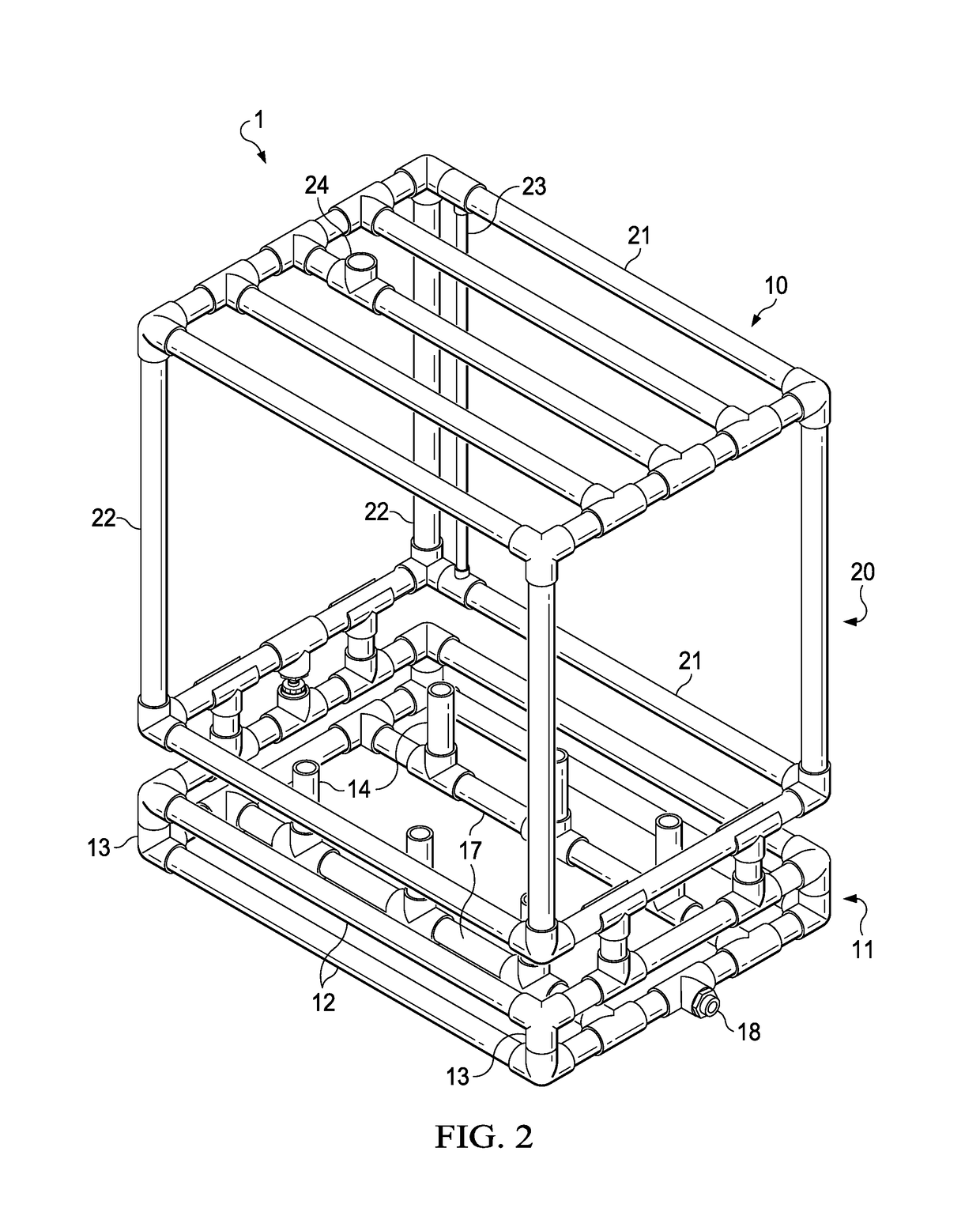 Self-watering portable greenhouse