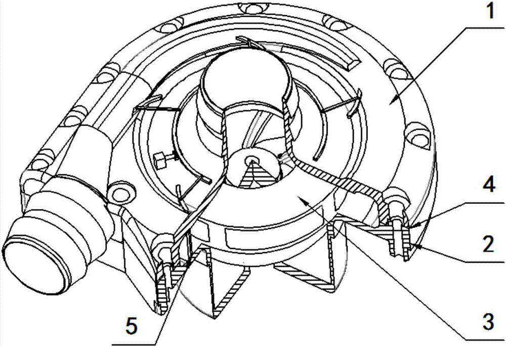 Micro-miniature centrifugal blood pump provided with self-adjusting blades