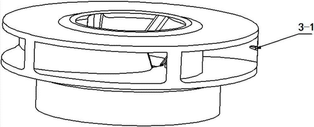 Micro-miniature centrifugal blood pump provided with self-adjusting blades