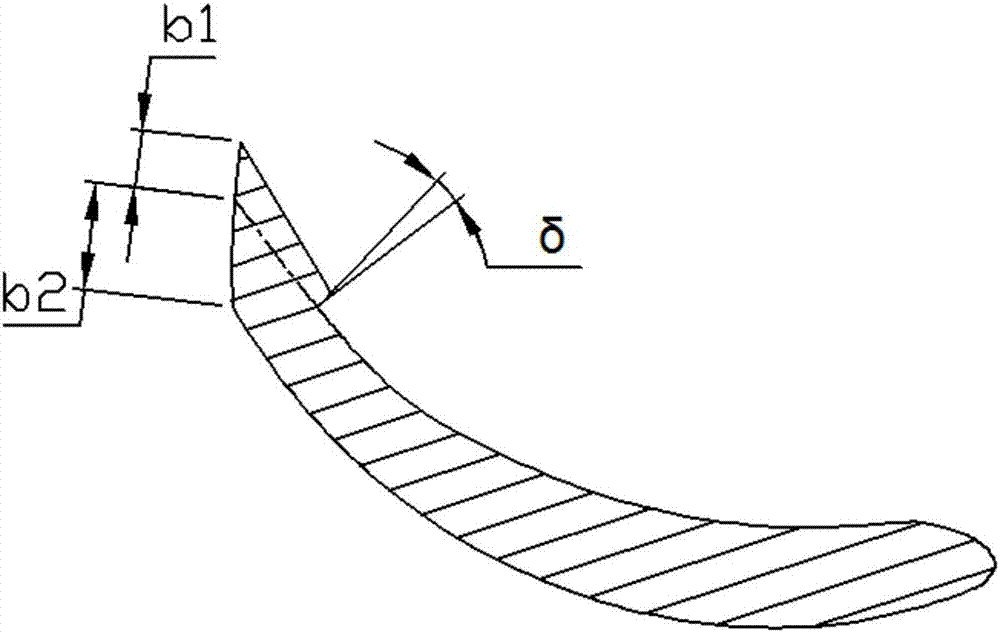 Micro-miniature centrifugal blood pump provided with self-adjusting blades