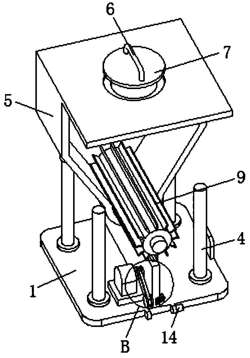 Tablet counting device for pharmacy department