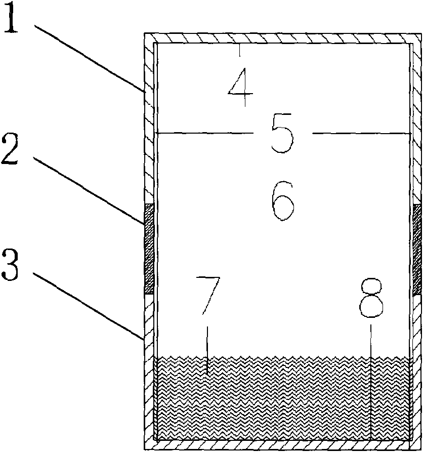 Improved high-efficiency unidirectional heat transfer pipe used for heat dissipation of microelectronics