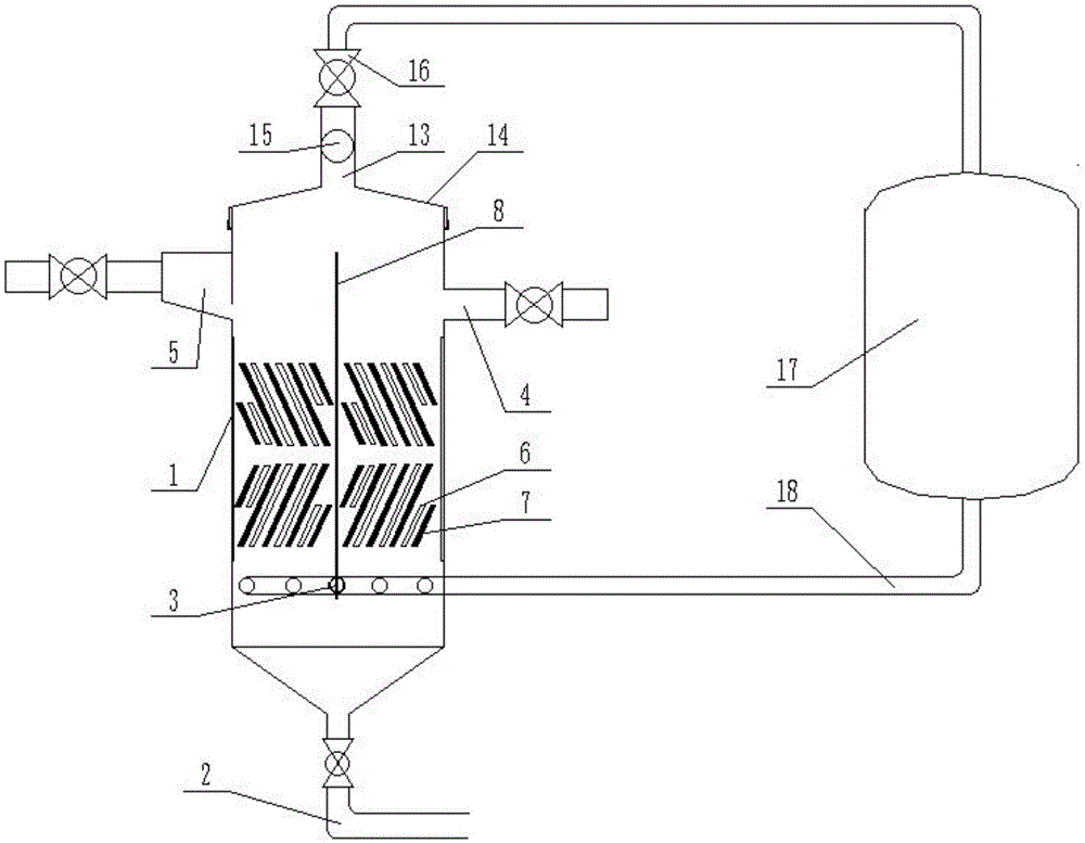 Sewage composite catalytic oxidation treatment method