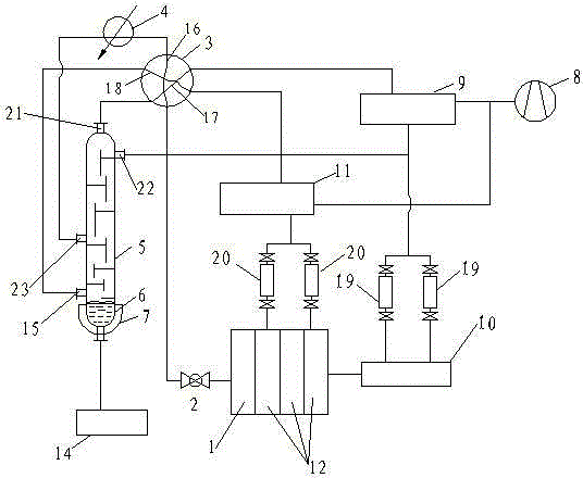 Recycling treatment process for chlorohydric acid pickling liquid waste