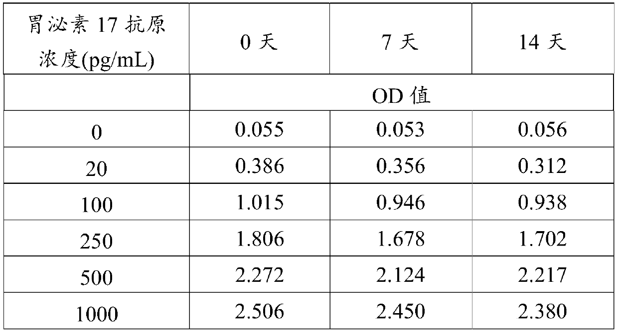 Stable protein solution, preparation method thereof and detection kit