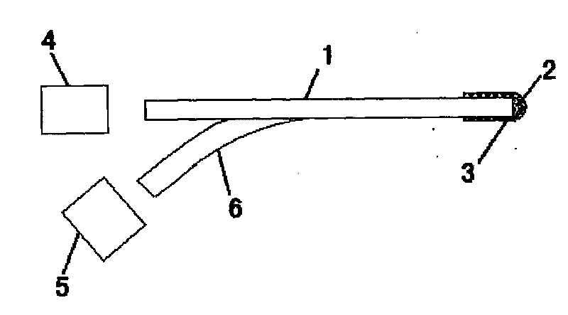 Fluorescent temperature sensor probe and manufacturing method thereof