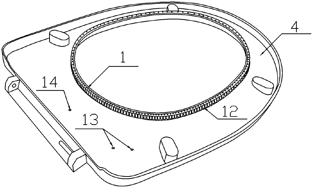 Automatic cleaner for seat ring of toilet bowl