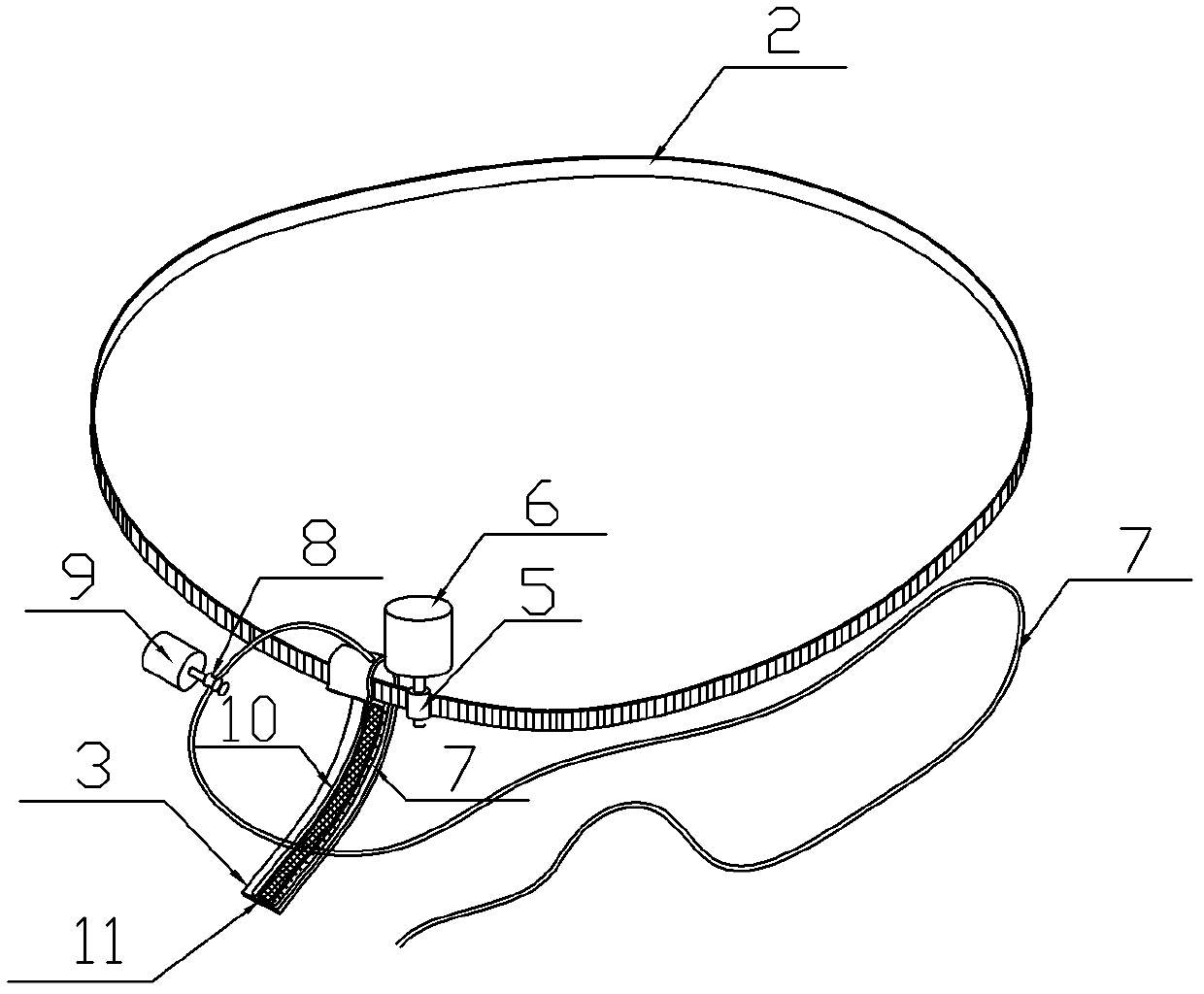 Automatic cleaner for seat ring of toilet bowl