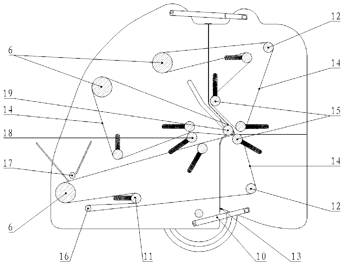 Room-changing belt-type binding machine