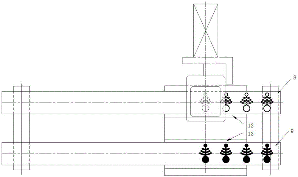 Belt metal layer film punching device and method thereof