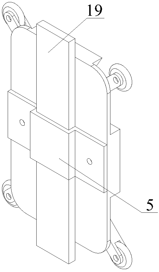 Guiding and position locking and arrangement device of flexible landslide clinometer