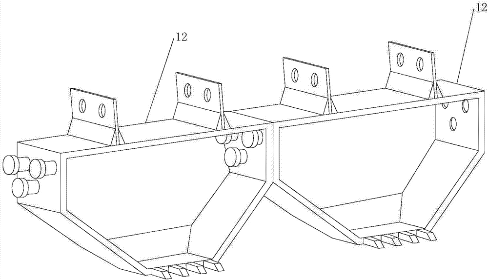 Practical excavator digging bucket