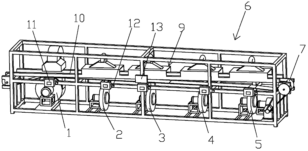 Controlled cooling equipment for manufacturing expansion-breaking connecting rods by using non-quenched and tempered steel