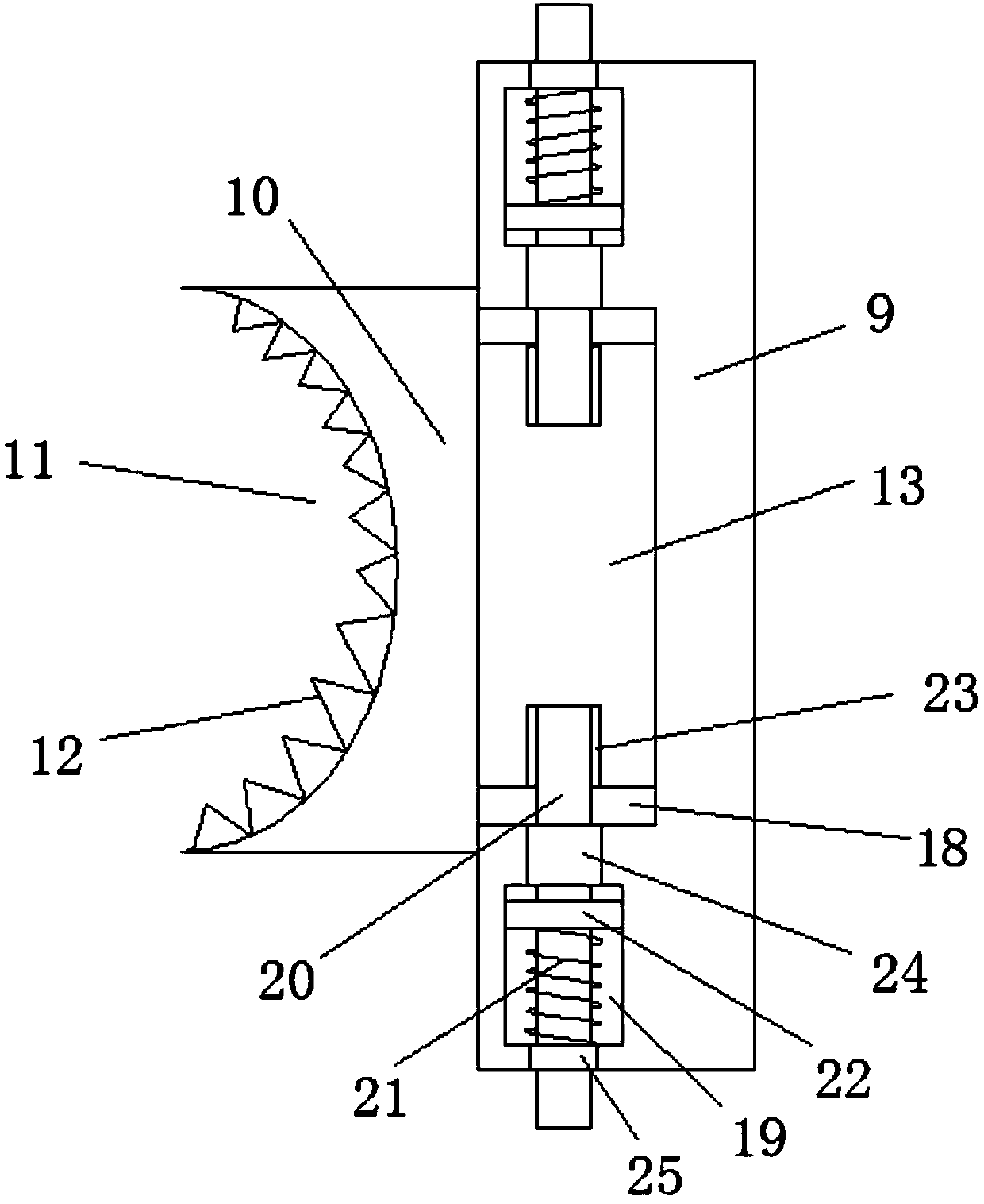 Steel bending machine capable of improving clamping stability