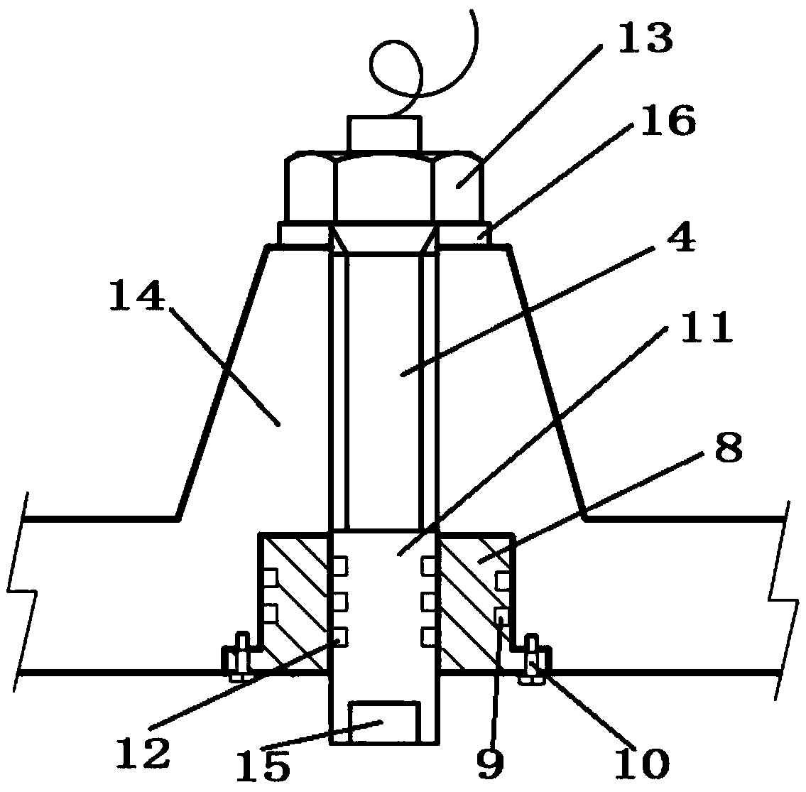 Spin precession-type acoustic wave measurement ship-borne device for rock cores