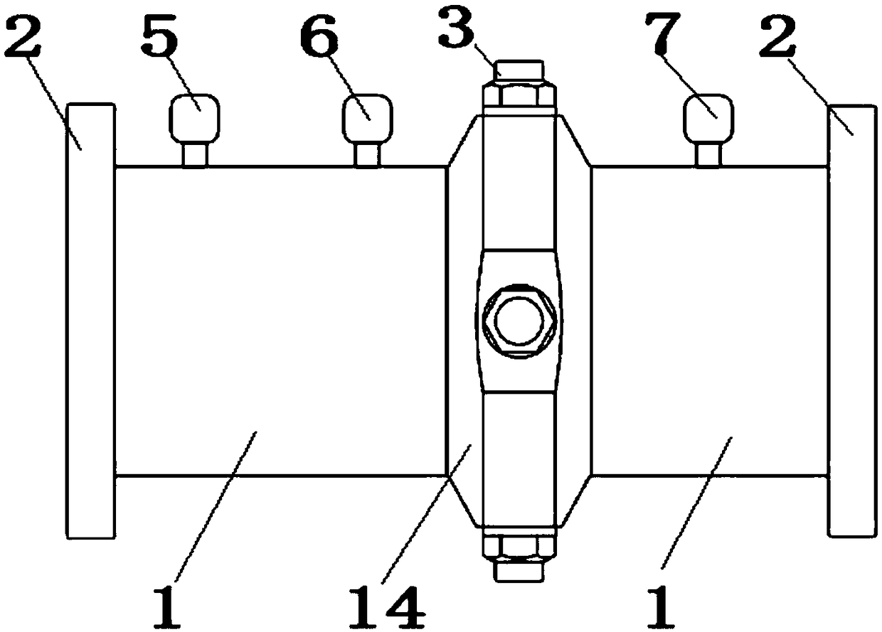 Spin precession-type acoustic wave measurement ship-borne device for rock cores