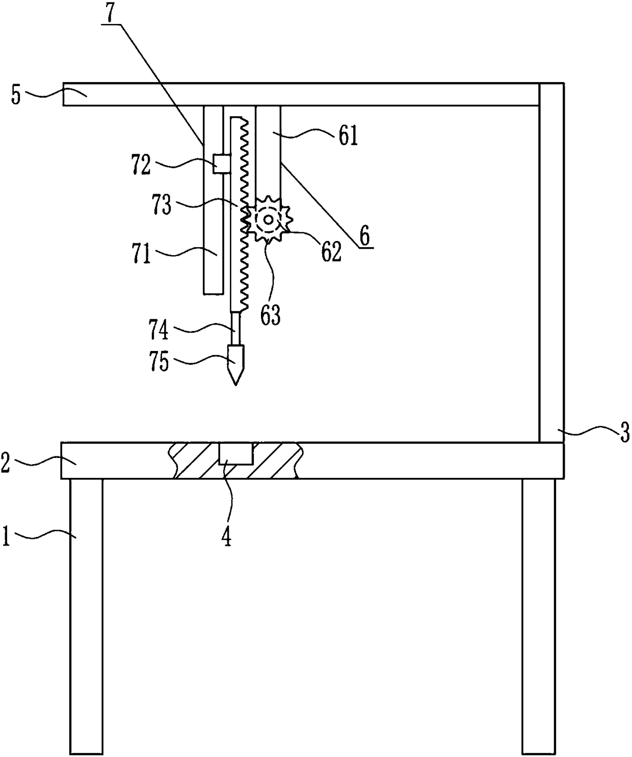 Rapid cutting equipment for silica gel high-voltage wire