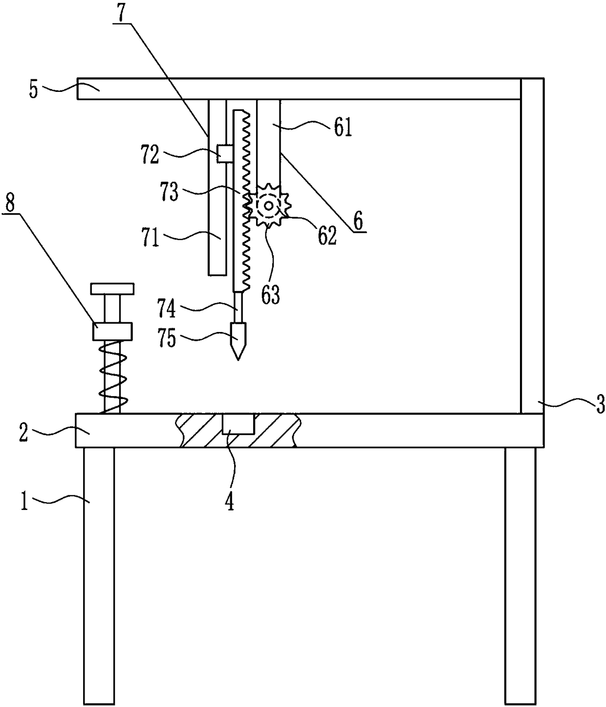 Rapid cutting equipment for silica gel high-voltage wire