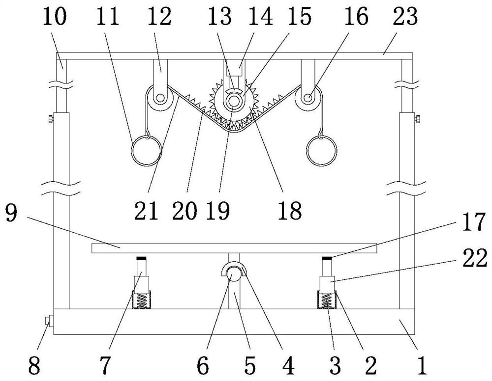 Balance force training device and training method thereof