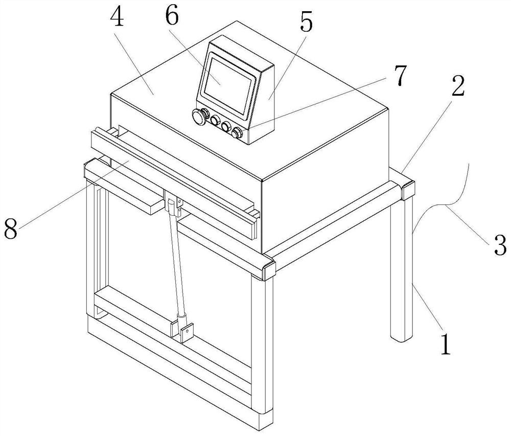 Thermal conductivity testing device for advanced inorganic non-metallic material