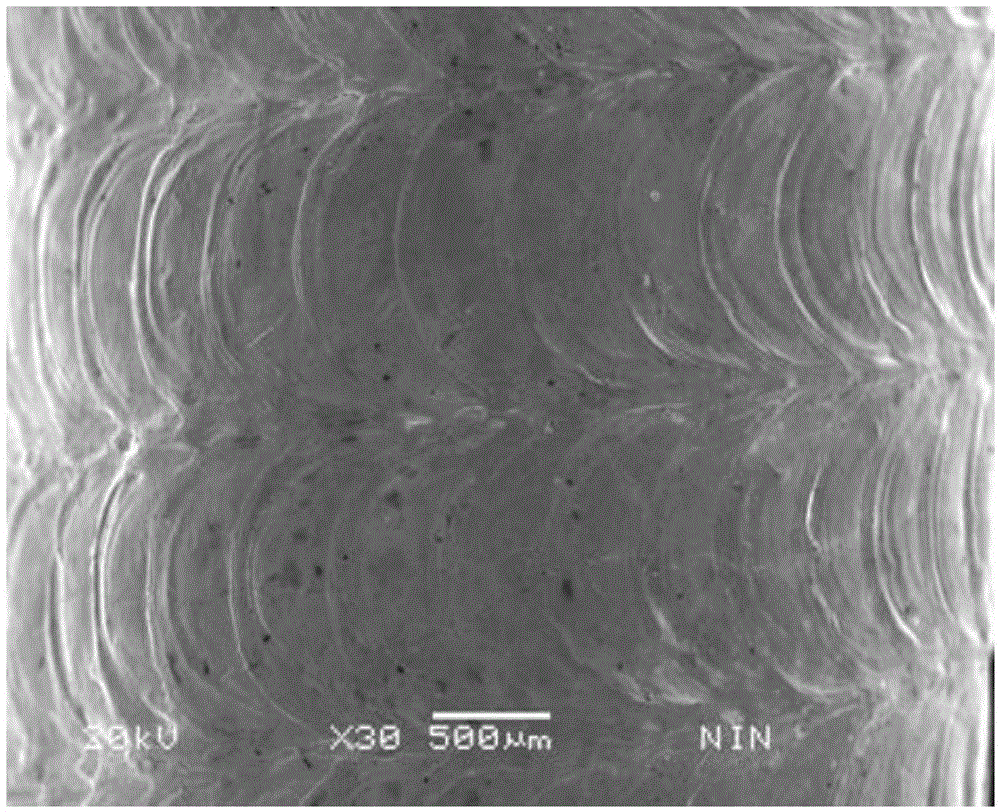 Method for preparing modified composite Hf-Ta metal coating through laser cladding