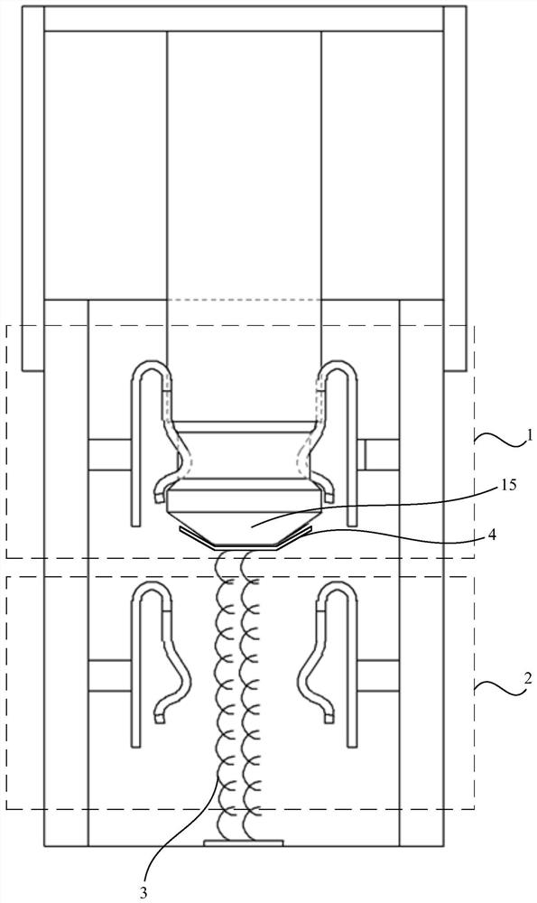 Radio frequency integrated socket, printed circuit board and terminal device