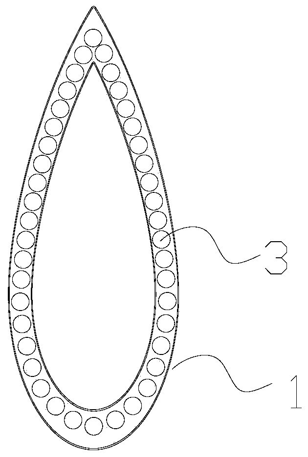 Planar jewelry shape follow-up measurement processing control method