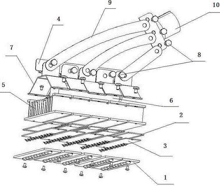 Modular transformer type light-emitting diode (LED) streetlamp