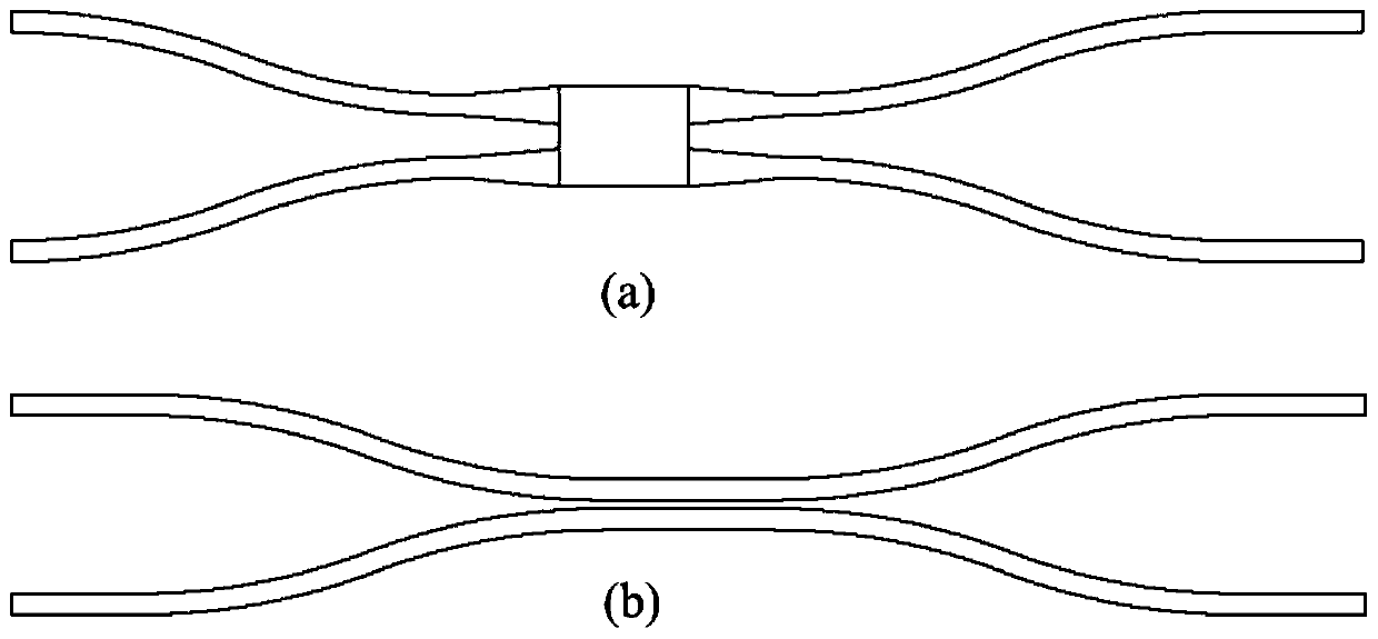 Microchip spectrometer with large bandwidth and adjustable resolution