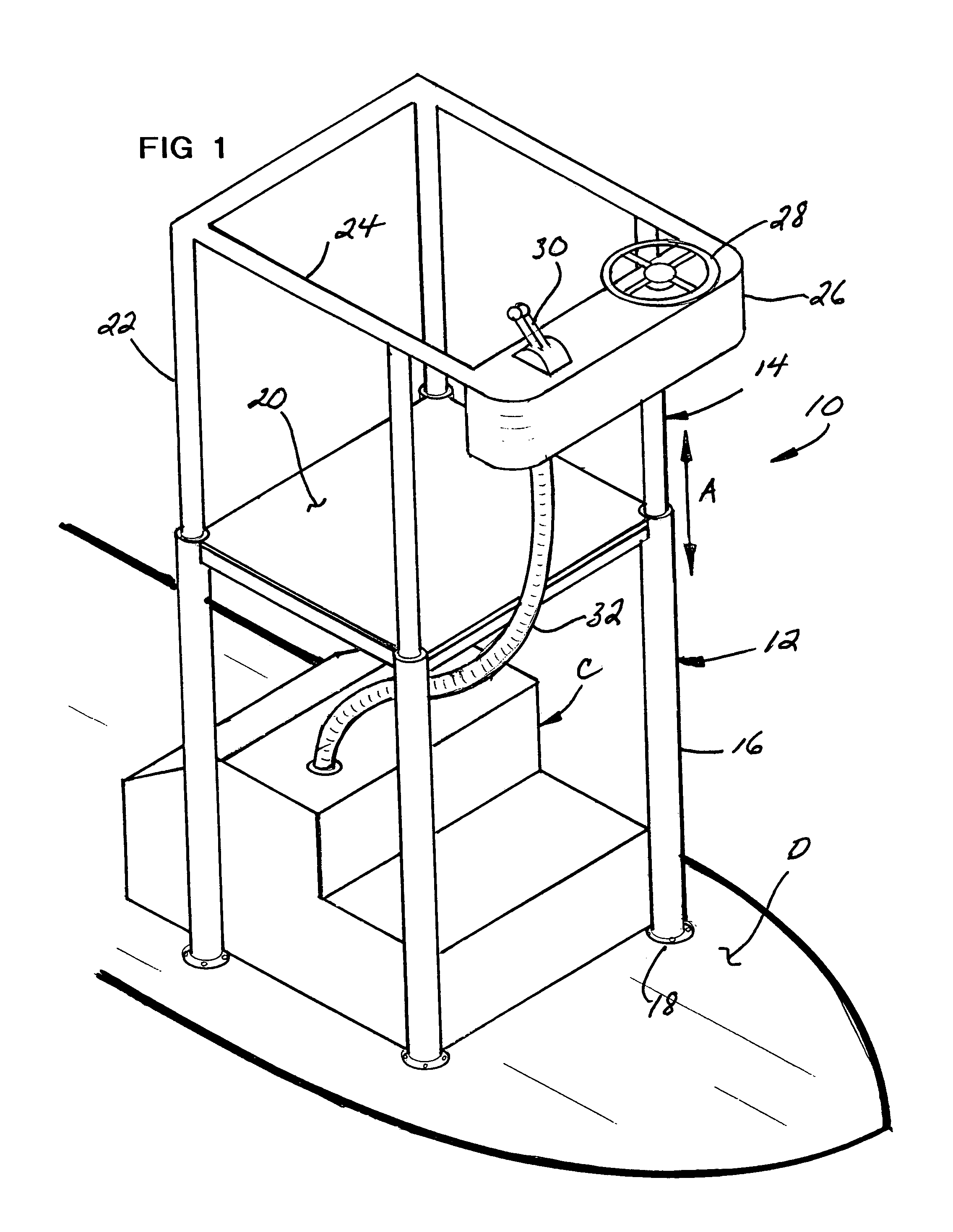 Telescoping boat tower apparatus