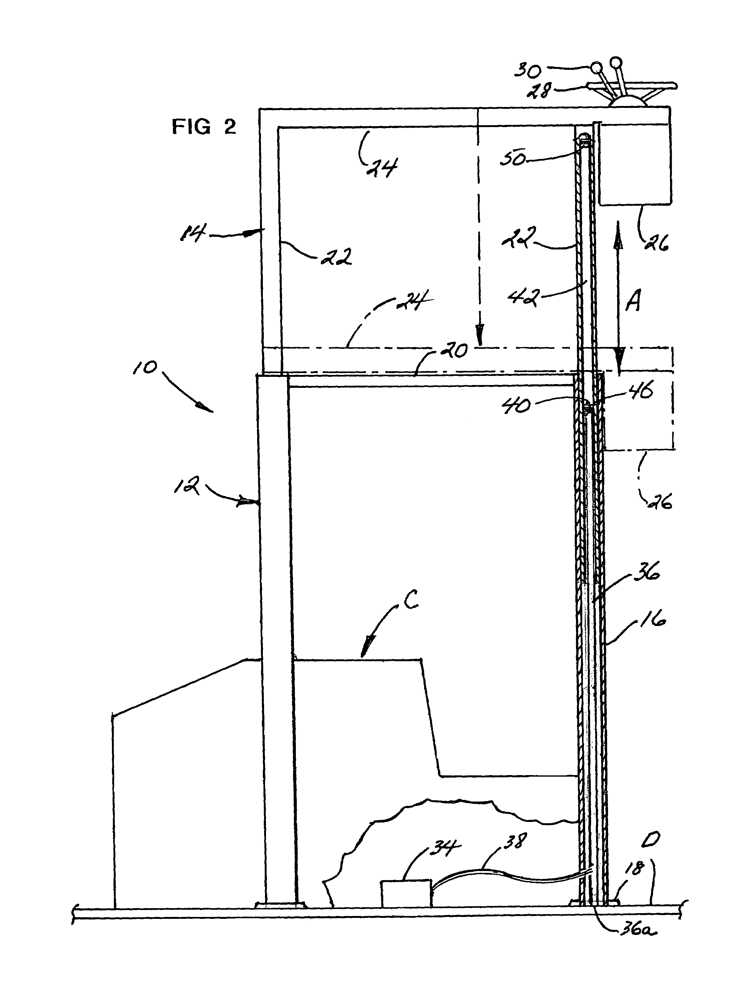 Telescoping boat tower apparatus