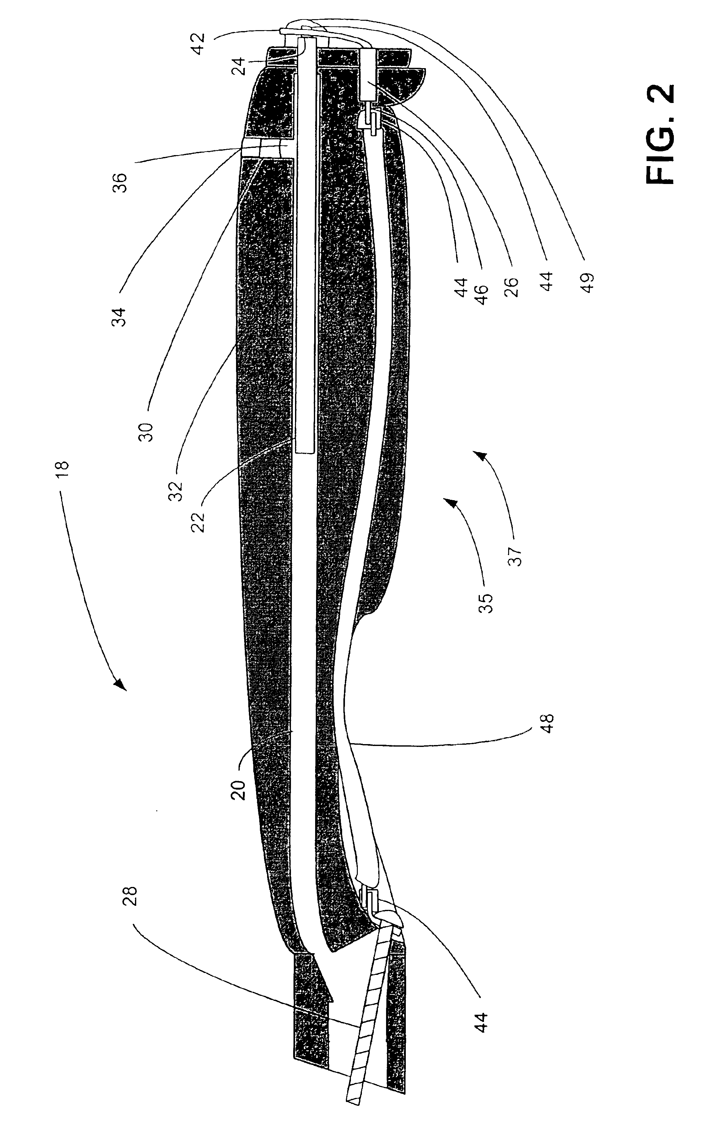 Electron source for food treating apparatus and method