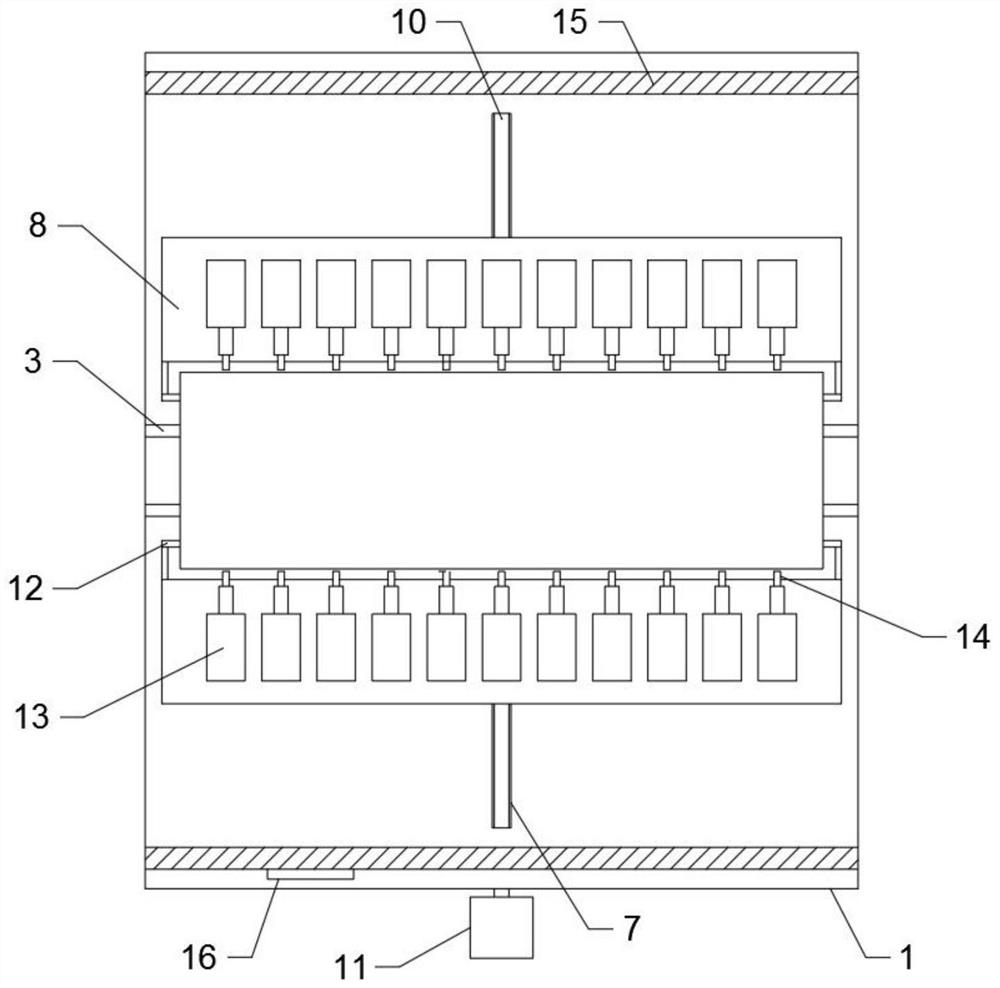 Automatic punching device for aluminum alloy template