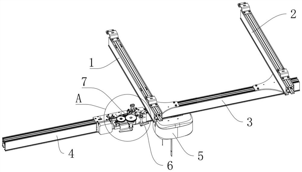 H rail changing device